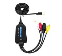 BaoFufc Convertidor VHS a digital USB 2.0 tarjeta convertidora de vídeo VHS VCR a convertidor digital, compatible con tarjeta de dispositivo de grabación de video 7/8/10