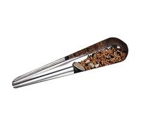 BaoFufc Cuchara de alimentación para loros, de acero inoxidable, cuchara de alimentación manual de metal, herramienta de cuidado para periquitos, comederos para pájaros para exteriores con