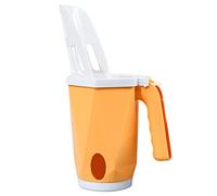 BaoFufc Cuchara de arena para gatos con soporte 2 en 1, pala de arena para gatos con contenedor de basura, cuchara de arena para gatos con bolsa adjunta, pala de arena para gatos con bolsa