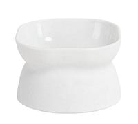 BaoFufc Cuenco inclinado de 10° para perros pequeños y gatos, ángulo inclinado, comedero para mascotas, antiderrames, más fácil de alcanzar, cuencos de comida para gatos, inclinados elevados, color