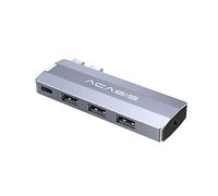 BaoFufc Estación de acoplamiento USB 5 en 1 tipo C de 40 Gbps, compatible con Thunderbolt3, 10 Gbps, USB 3.2 PD 100 W, carga rápida, concentrador USB 3.2, USB C tipo C, 10 gbps, 5 puertos y 5 puertos