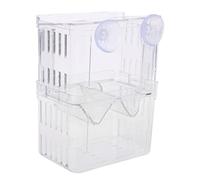 BaoFufc Fish for Tank - Incubadora para acuario, caja de cría pequeña, transparente, aislamiento, con ventosa C, tanque de cría para acuario, grande