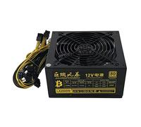 BaoFufc Fuente de alimentación para computadora de 2000 W, fuente de alimentación para computadora, soporte para 8 tarjetas gráficas, servidor, minero, herramientas de 2000 W, fuente de alimentación