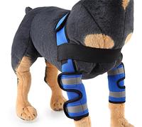 BaoFufc HJ18-M - Rodillera para perro, rodillera, codo, protector antilamidos, heridas, rodillera para perro, recuperación, rodillera para perro, HJ18-M