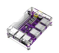 BaoFufc Hub USB de 12 puertos de 24 pines, placa adaptadora para múltiples dispositivos, carga rápida y fácil convertidor USB multipuerto