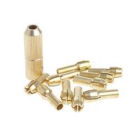 BaoFufc Juego de 10 brocas de mano de 0,5 a 3,2 mm, portabrocas eléctricas + llaves de 2 mm, mango en T