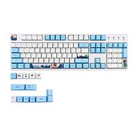 BaoFufc Juego de 117 teclas de porcelana azul y blanca para MX DZ60 GK61 SK61 OEM