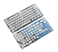 BaoFufc Juego de 135 teclas blancas XDA de altura PBT sublimaciones de personalidad para teclados mecánicos teclados mecánicos