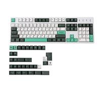 BaoFufc Juego de 137 teclas/juego de hojas de perfil, teclas originales de sublimación de tinte PBT para teclas de sublimación de tinte MX