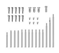BaoFufc Juego de 34 herramientas de reparación de clarinete, herramientas de mantenimiento de clarinete, piezas de reparación de instrumentos, juego de tornillos de clarinete, reparación de clarinete