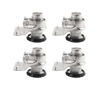 BaoFufc Juego de 4 patas niveladoras de elevación para mesas, niveladores de muebles resistentes, almohadilla de patas ajustables para muebles, patas de muebles de altura ajustable