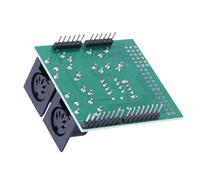 BaoFufc MIDI Shield Musical Board MIDI in/MIDI Out/MIDI Puertos Instrumento Interfaz Digital Adaptador Placa Presisión Panel de Música Módulo de Instrumento de Música