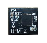 BaoFufc Módulo de seguridad de cifrado TPM 2.0, tarjeta remota, 12 pines, SPI TPM2.0, módulo de seguridad para placa base, cifrado y protección avanzada de datos