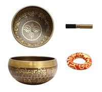 BaoFufc Nepal - Juego de cuencos tibetanos budistas para meditación, para el hogar, dormitorio, templo, yoga, estudio, decoración, juego de cuencos