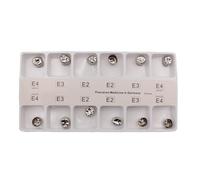 BaoFufc Paquete de 12 carillas dentales temporales anteriores frontales y traseras, accesorios de dientes molares para adultos y niños