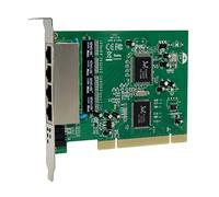 BaoFufc PCI - Adaptador Ethernet rápido RJ45 de cuatro vías de 100 m para computadora de escritorio RTL8305+8100CL Chipset Rj45 Pcie Pci