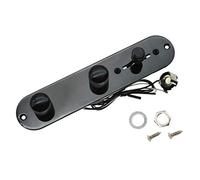BaoFufc Placa de control cargada para guitarra, interruptor de 3 vías, placa de control cargada precableada, piezas de guitarra para placa de control precableada