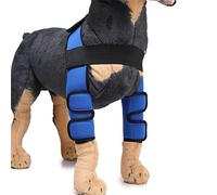 BaoFufc Protector de rodilla para perro, rodillera, codo, antilamidos, heridas, rodillera, para perro, recuperación de piernas