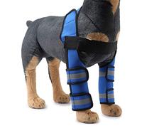 BaoFufc Protector de rodilla para perro, rodillera, codo, antilamidos, heridas, rodillera, para perro, recuperación de piernas