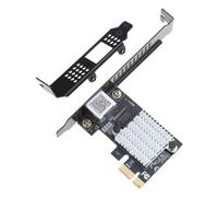 BaoFufc Tarjeta de control Gigabit Ethernet 2.5G 2500M/1000M RJ45 IO-PCE8125B-GLAN para 98SE 2000 XP 7 8 10 adaptador para adaptador USB Pcie para adaptador de laptop