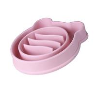 BaoFufc Tazón antideslizante para mascotas, perro, gato, forma de oso, comida lenta, tazón de agua para mascotas, protege el cuello, suministros de alimentación para mascotas, cuenco para perros,