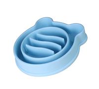 BaoFufc Tazón antideslizante para mascotas, perro, gato, forma de oso, comida lenta, tazón de agua para proteger el cuello, suministros de alimentación para mascotas, cuenco para perros, comedero