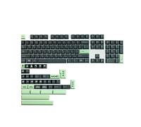 BaoFufc Teclado mecánico de sublimación PBT Wasabi Mostaza verde original juego completo personalizado Sushi 142 teclas Wasabi Keycaps