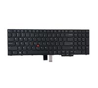 BaoFufc Teclado original de EE. UU. para portátil LenovoThinkpad E570 E575 Negro US Layout Keyboard