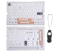 BaoFufc Teclas PBT de 116 teclas XDA Perfil DYE-SUB para teclado mecánico MX Switch Teclas temáticas Corgi, perfil XDA