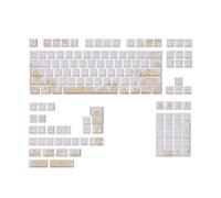 BaoFufc Teclas únicas de PBT de 135 teclas personalizables, por sublimación, no se decoloran fácilmente, mejora la eficiencia de escritura