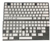 BaoFufc XDA Perfil Keycaps Espesor PBT Sublimaciones para teclados mecánicos 135Keys Blanco Keycap Set XDA Altura Keycap