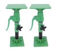 BAOFUYA 2pcs Poste de Soporte Ajustable, Aplicaciones Versátiles de Base sin Deslizamiento Construcción de Acero de Carbono Telescoping Gabinete Gabinete para Instalar Gabinetes (11.8 a