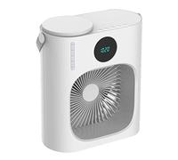 BAOFUYA Air Acondicionadores Portátiles, ABS Mini Air Acondicionador con 3 Velocidades de Viento, Tanque de Agua de 900 Ml para Uso de la Oficina en Casa