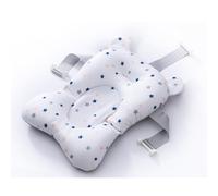 BAOFUYA Almohada de Baño para Bebés, Cojín de Baño de Algodón para Bebés con Hebilla de Seguridad de 3 Puntos, Soporte de de Espuma de Celda Cerrada para Recién Nacidos, Asiento Flotante (Gran