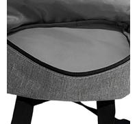 BAOFUYA Bolsa de Bola de Bolos Individual, Bolso de Hombro Grande con Soporte Acolchado de Espuma, Accesorios de Bolos para Jugadores Amantes (Gris) (Grey)