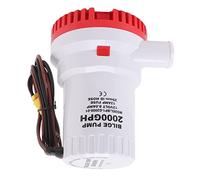 BAOFUYA Bomba de Sentina Sumergible Bomba de Drenaje, Plástico Resistente a la Corrosión, Funcionamiento Suave, Ideal para Piscinas de, Casas Rodantes y Spas, 2000 GPH 12 V (12V)