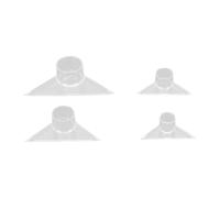 BAOFUYA Boquilla de Salida de Agua Triangular, 16 Mm, 20 Mm, 25 Mm, 32 Mm, Boquilla de Salida de Retorno de Agua Transparente para Montaje de Plomería del Extremo de Salida del Acuario