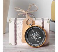 BAOFUYA Caja de Dulces de Estilo Vintage con Brújula y para Favores de Bodas, Ideal para Regalos Navideños, Conjunto de 20 (GOLD)