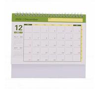 BAOFUYA Calendario de Escritorio, Colores Degradados, Escriba Horarios y Arreglos Claros, Calendario Abatible para el Plan Mensual del Estudiante de Oficina en Casa (Gris degradado)