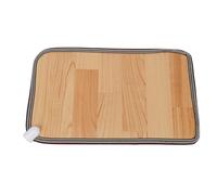 BAOFUYA Calentador de Pies Debajo del Escritorio, Alfombrilla Calefactora Eléctrica para Suelo, Almohadilla Calefactora de Cristal de Carbono para Calentador Térmico de Pies Nan (30*50 Enchufe de la