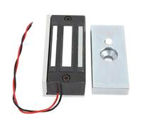 BAOFUYA Cerradura Magnética Eléctrica, Cerradura de Fuerza de Retención de 60 Kg Alta Seguridad Adecuado para de Control de Acceso Modo NC Incluye Protector contra Picos de Voltaje