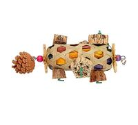 BAOFUYA Cosas de Pollo Multifuncionales con Nueces y Conos de Pino, Ocultar Alimentos para Más Diversión de Alimentación, Adecuado para Apropiación y Conuros, 1