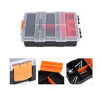 BAOFUYA Desgaste Duradero e Impermeable, con Tapas Transparentes, Doble Capa para un Fácil Almacenamiento, Altamente tentación. Material PP, Organizar Tuercas, Pernos, Tornillos, uñas. Adecuado para