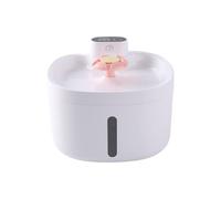 BAOFUYA Dispensador de Fuente de Agua de Mascotas, Capacidad de 2.6L Tres Modos de Flujo para Gatos Hábitos de Consumo