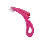 BAOFUYA Dog Cat Pet Finger Cepillo de Dientes Oral of Oral SEBRECURO Dientes de Cepillo Suave Limpieza Ergonómica PP Nylon Many (Rojo)