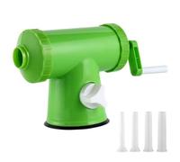 BAOFUYA Embutidora Manual de Salchichas, Embudo para Relleno de Carne, Herramienta de Llenado de Tubos, Molinillo de Alimentos para Cocina Casera o Uso Comercial