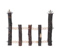 BAOFUYA Escalera para Pájaros Colgante en Jaula, Perca Colgante para Masticar, Hamaca, Escalera para Escalar, Juguete para Pájaros Pequeños para Periquito, Cacatúa, Conure y Más