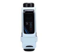 BAOFUYA Generador de Clorador de Sal para Piscina, Clorador de Piscina de Agua Salada con Control Inteligente, Salida de 32 G por Hora, Electrodos Autolimpiantes, Niveles Ajustables para Piscinas de