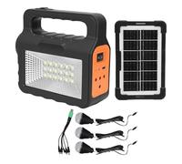 BAOFUYA Generador de Energía Solar Portátil, Estación de Energía de Panel Solar de Iluminación de Gran Capacidad para Apagón de Emergencia de Camping RV Al Aire Libre