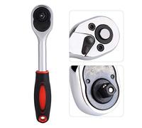 BAOFUYA Herramienta de Llave de Trinquete de Accionamiento 1/4, Llave de Enchufe de Liberación Rápida, Transformación Inversa hacia Adelante, Operación de una Mano, Agarre Resistente y Duradero,